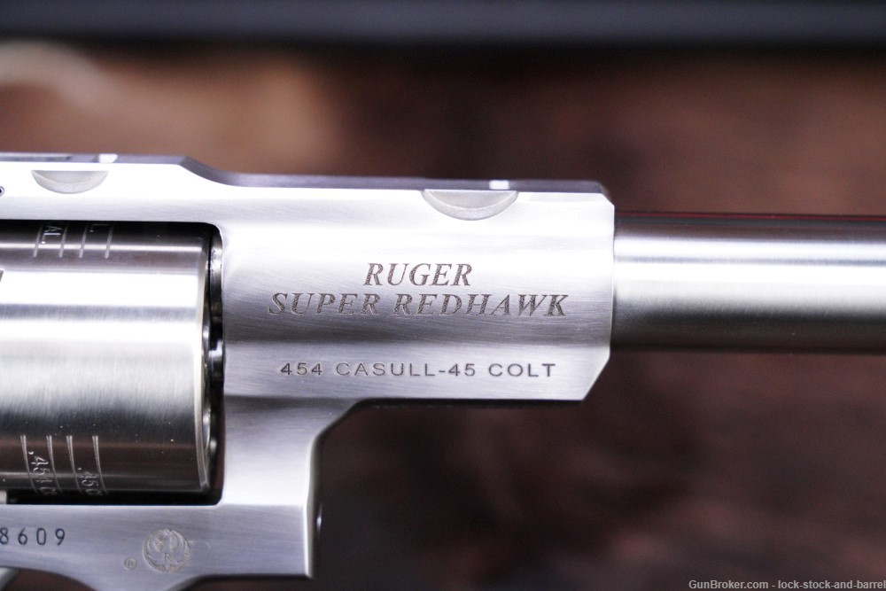 Ruger Super Redhawk KSRH-7454 .454 Casull 7.5" SA/DA Revolver & Box 2022-img-9