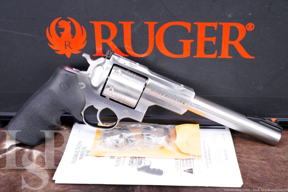 Ruger Super Redhawk KSRH-7454 .454 Casull 7.5" SA/DA Revolver & Box 2022-img-0