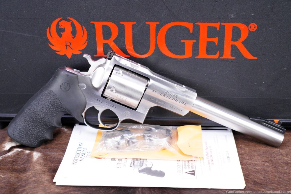 Ruger Super Redhawk KSRH-7454 .454 Casull 7.5" SA/DA Revolver & Box 2022-img-2