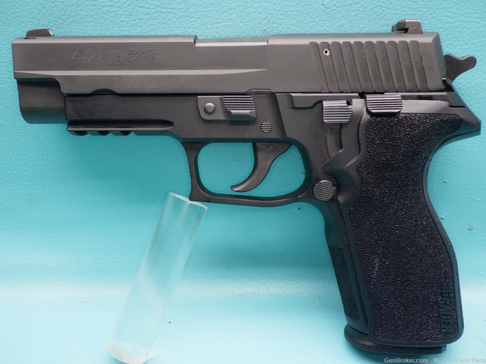 RARE Sig Sauer P227 .45acp 4.4"bbl Pistol, Box, 2 10 rnd Mags, & Siglites-img-6