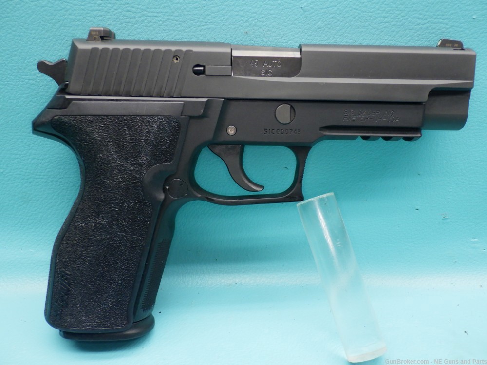 RARE Sig Sauer P227 .45acp 4.4"bbl Pistol, Box, 2 10 rnd Mags, & Siglites-img-1