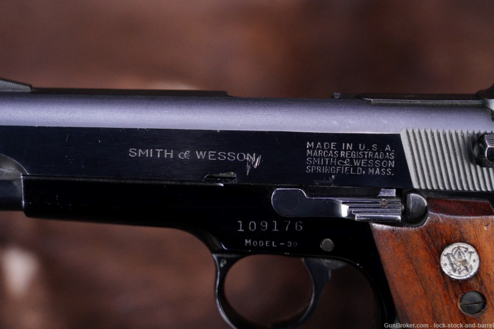 Smith & Wesson S&W Model 39 No Dash 9mm 4" DA/SA Semi-Automatic Pistol C&R-img-9