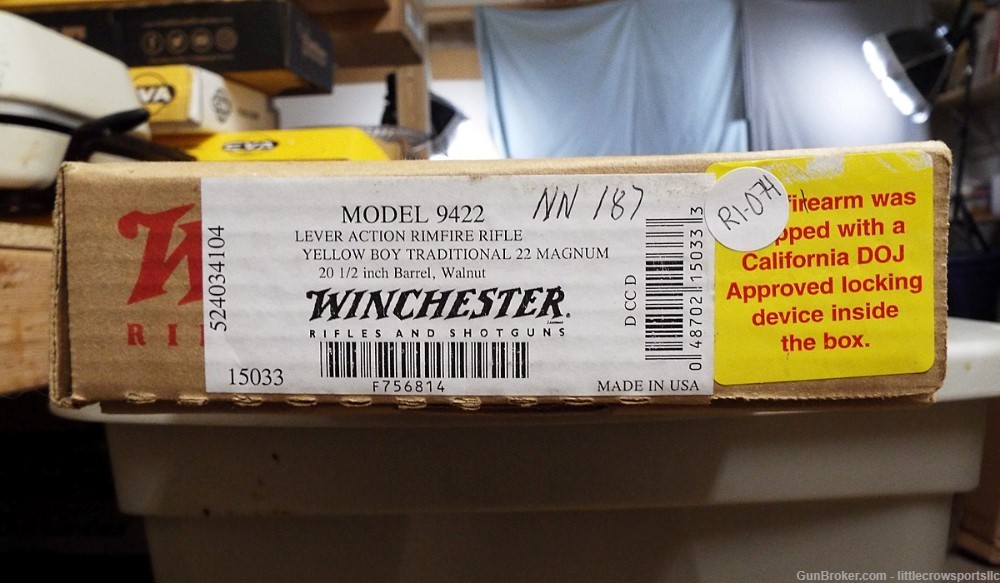 Winchester 9422M Yellow Boy Traditional 22 Mag 22.5" Barrel Model 524034104-img-10