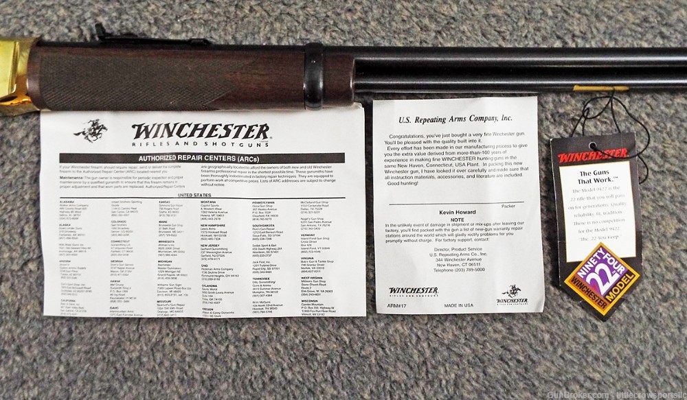Winchester 9422M Yellow Boy Traditional 22 Mag 22.5" Barrel Model 524034104-img-9