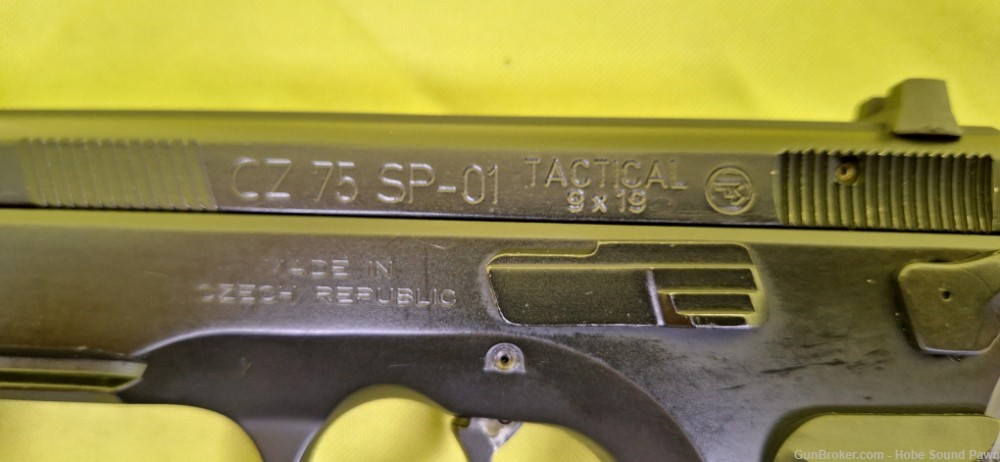 CZ 75 SP-01 TACTICAL 9mm PISTOL-img-2