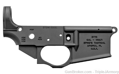 Spike's Tactical, STLS034 Gadsden Logo, Stripped Lower, Semi-automatic, 223-img-1