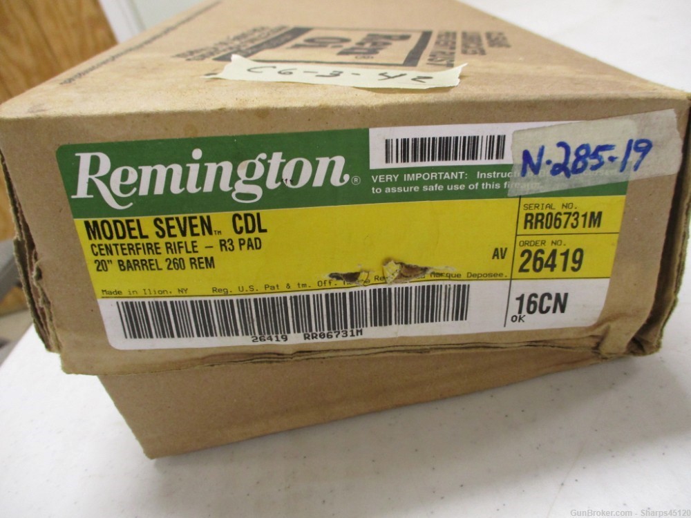 Remington Model Seven CDL .260 Rem - like new in box - 20" barrel-img-2