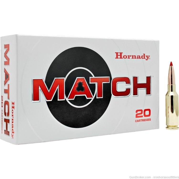 Hornady Match 6mm ARC 108 Grain ELD-M 20 Rounds-img-0