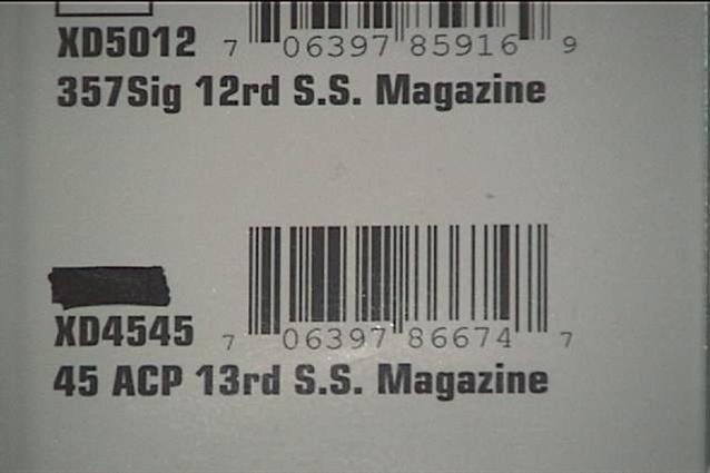SPRINGFIELD ARMORY XD 45 ACP 13rd MAGAZINE XD4545-img-1