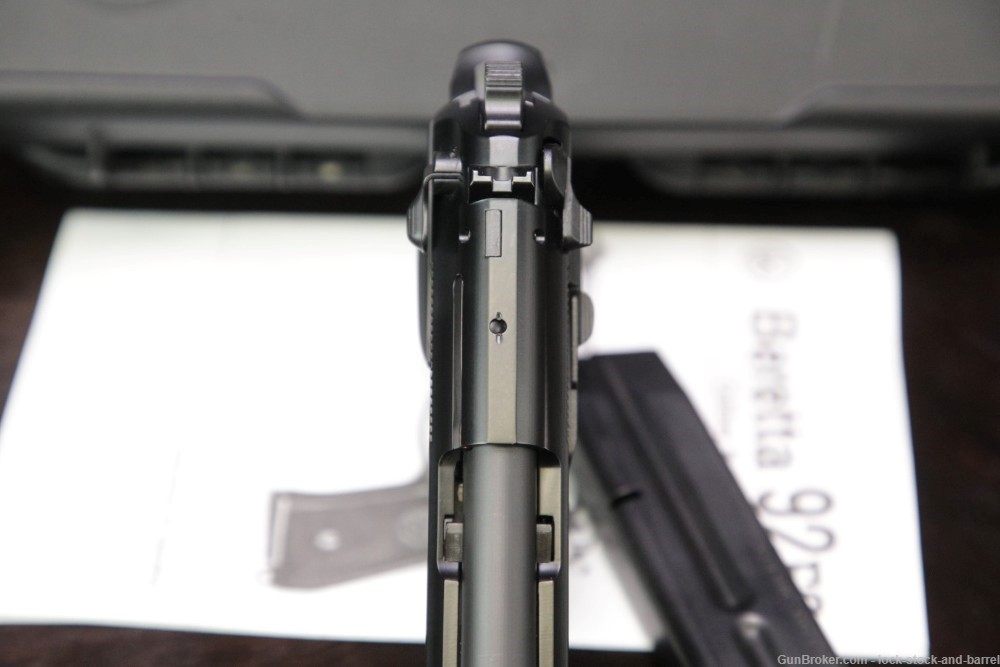 Beretta USA Model 92FS 92-FS J92F300CA 9mm 4.9" Semi-Automatic Pistol & Box-img-8