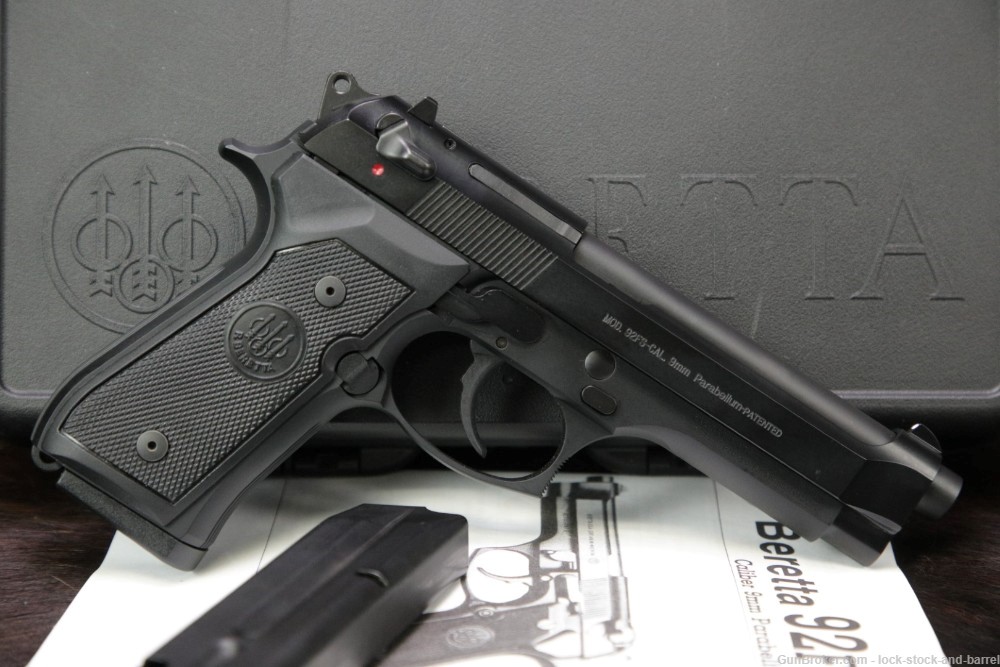 Beretta USA Model 92FS 92-FS J92F300CA 9mm 4.9" Semi-Automatic Pistol & Box-img-2