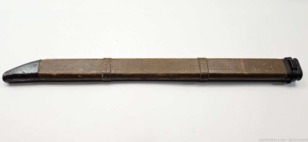 WWII Japan Type-30 Bayonet wooden scabbard-img-9