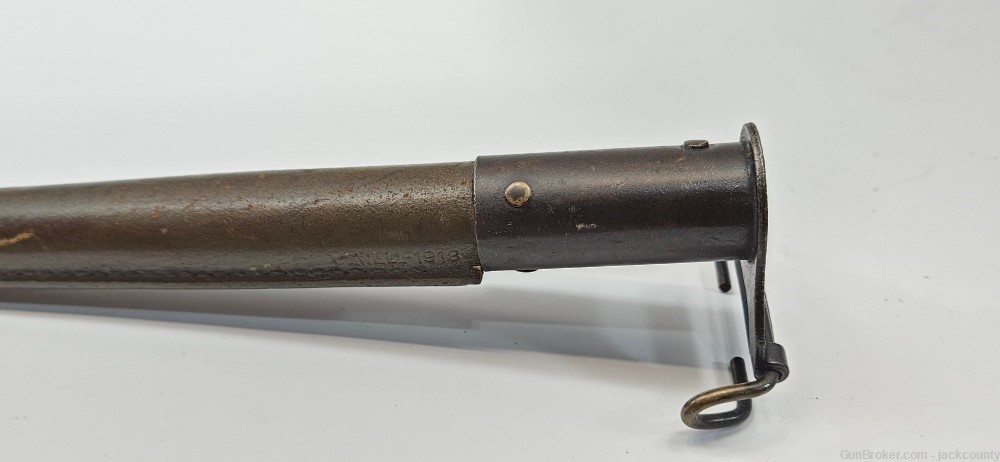 WWI USGI Trench Knife LFC 1917 Original Sheath RARE-img-13