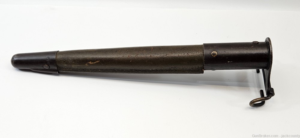 WWI USGI Trench Knife LFC 1917 Original Sheath RARE-img-19
