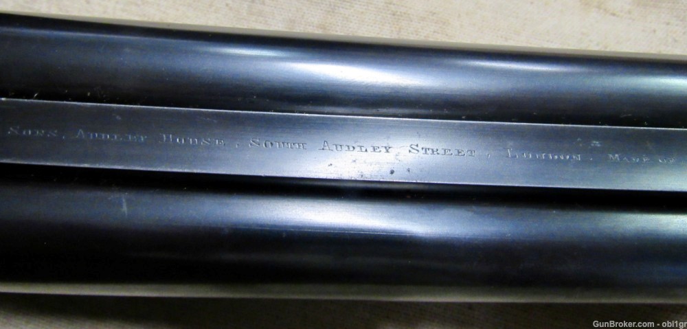 Super Antique English Purdey 12 Gauge Double Barrel Hammerless Shotgun 1886-img-37