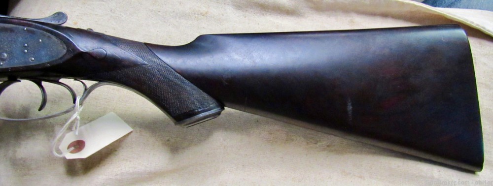 Super Antique English Purdey 12 Gauge Double Barrel Hammerless Shotgun 1886-img-46