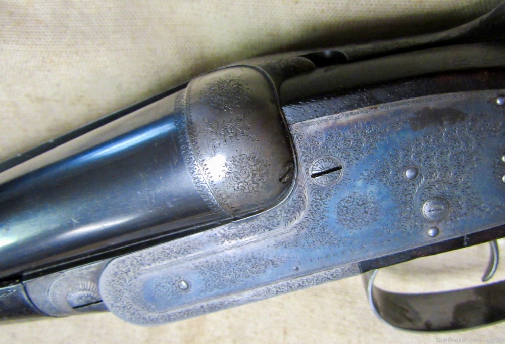 Super Antique English Purdey 12 Gauge Double Barrel Hammerless Shotgun 1886-img-18