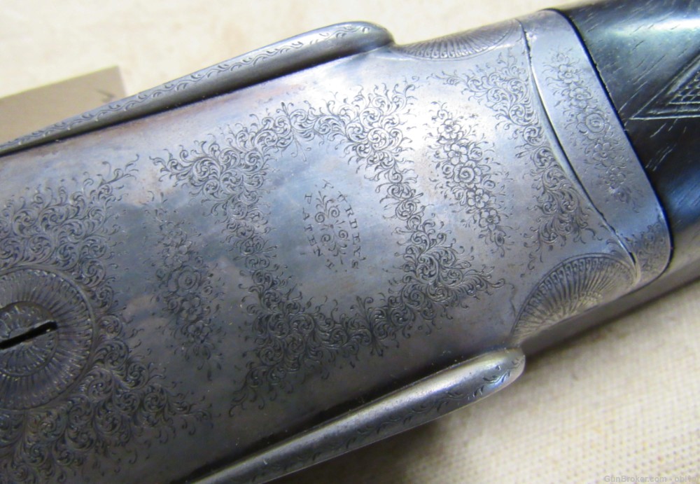Super Antique English Purdey 12 Gauge Double Barrel Hammerless Shotgun 1886-img-26
