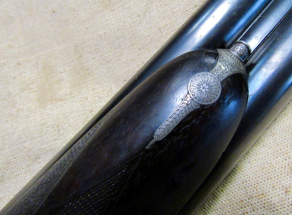Super Antique English Purdey 12 Gauge Double Barrel Hammerless Shotgun 1886-img-34