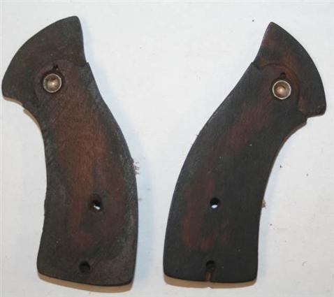 Rossi small wooden revolver grips/ old medallions-img-1
