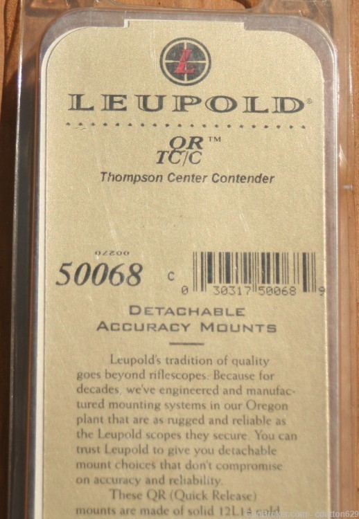 Leupold QD scope base for Thompson Contender 50068-img-1