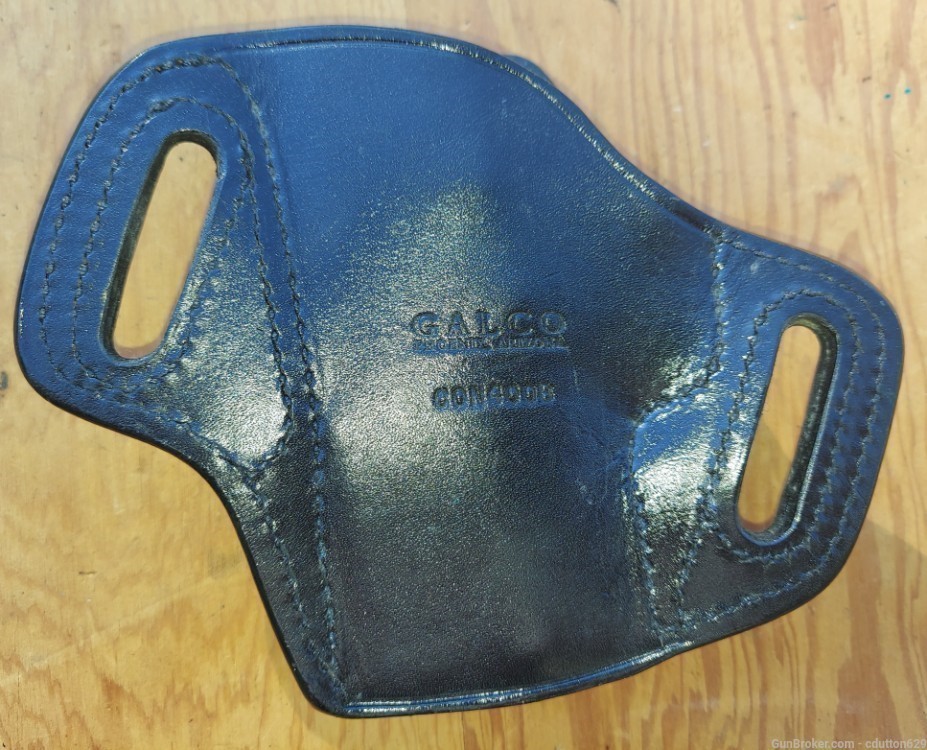 GALCO con400B RH black leather holster for H&K USP compact -img-1
