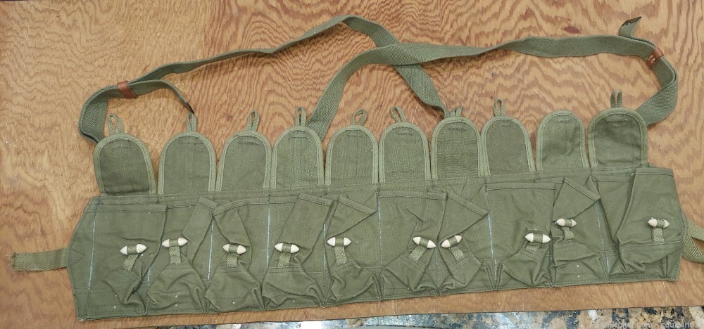 Chinese SKS chest ammo canvas pouch-img-0