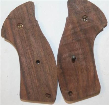 Charter Arms factory smooth walnut revolver grips-img-1