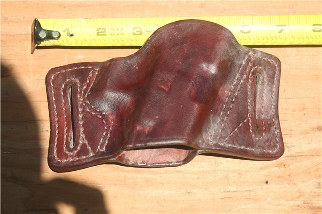 Brown leather concealed carry holster Glock 21-img-0