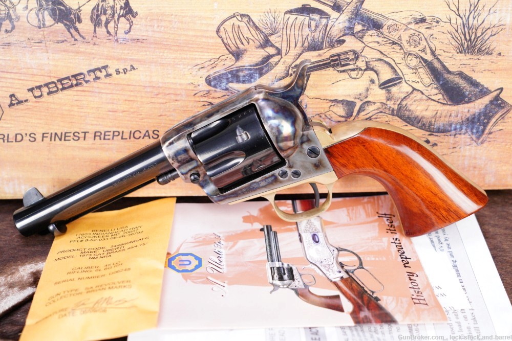 Uberti Stoeger NRA 1873 Cattleman .45 Colt Single Action Revolver-img-3
