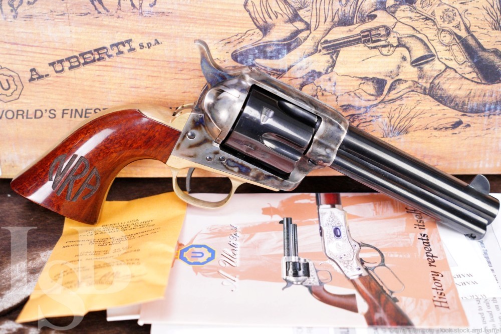 Uberti Stoeger NRA 1873 Cattleman .45 Colt Single Action Revolver-img-0