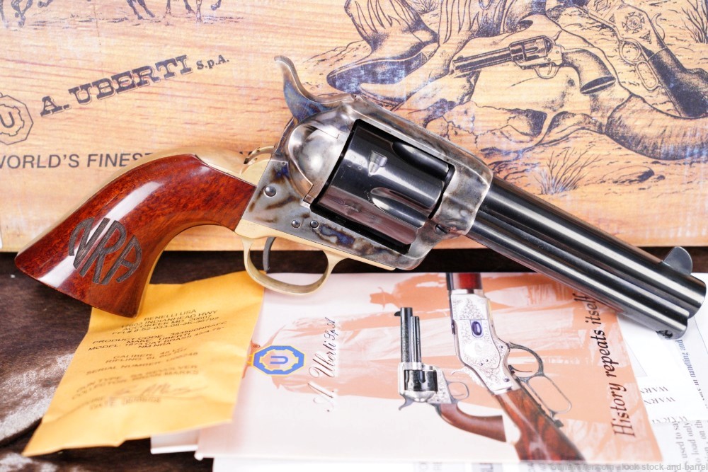 Uberti Stoeger NRA 1873 Cattleman .45 Colt Single Action Revolver-img-2
