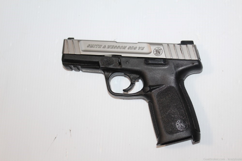 Smith & Wesson (S&W) SD9 VE 9mm Two-Tone Semi-Auto Pistol ONLY No Mag      -img-10