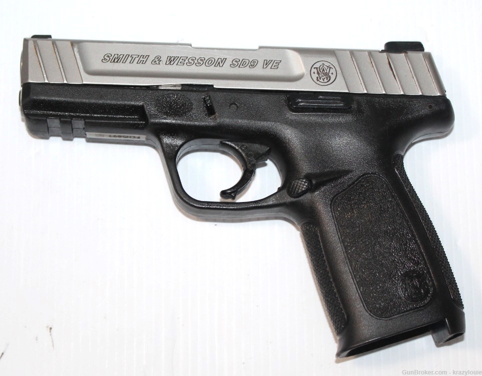 Smith & Wesson (S&W) SD9 VE 9mm Two-Tone Semi-Auto Pistol ONLY No Mag      -img-8