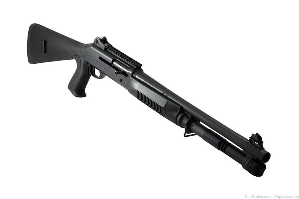 Benelli M4 Tactical Shotgun 11707, 12 Gauge, 18.5", Black Synthetic, Pistol-img-0