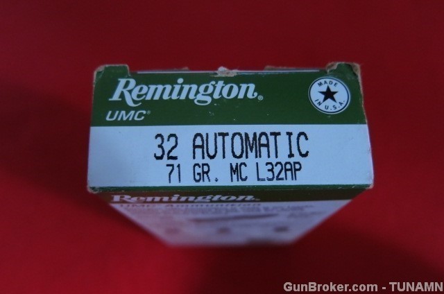 Remington UMC 32 Automatic 71 Grain MC Ammunition 50 Rounds One Box-img-2