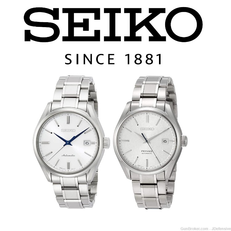SEIKO PRESAGE Prestige line Japanese Automatic SARX033 and SARX055 Set-img-0