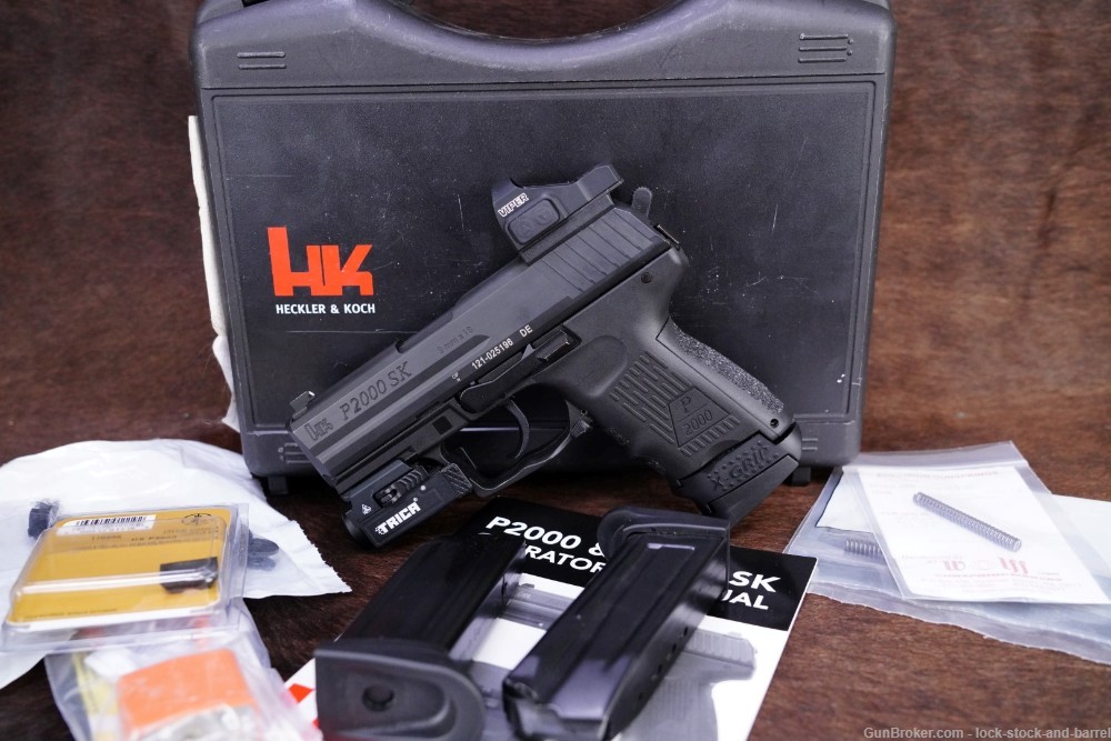 Heckler & Koch HK P2000SK V3 Sub-Compact 9mm Semi-Auto Pistol + Accessories-img-3