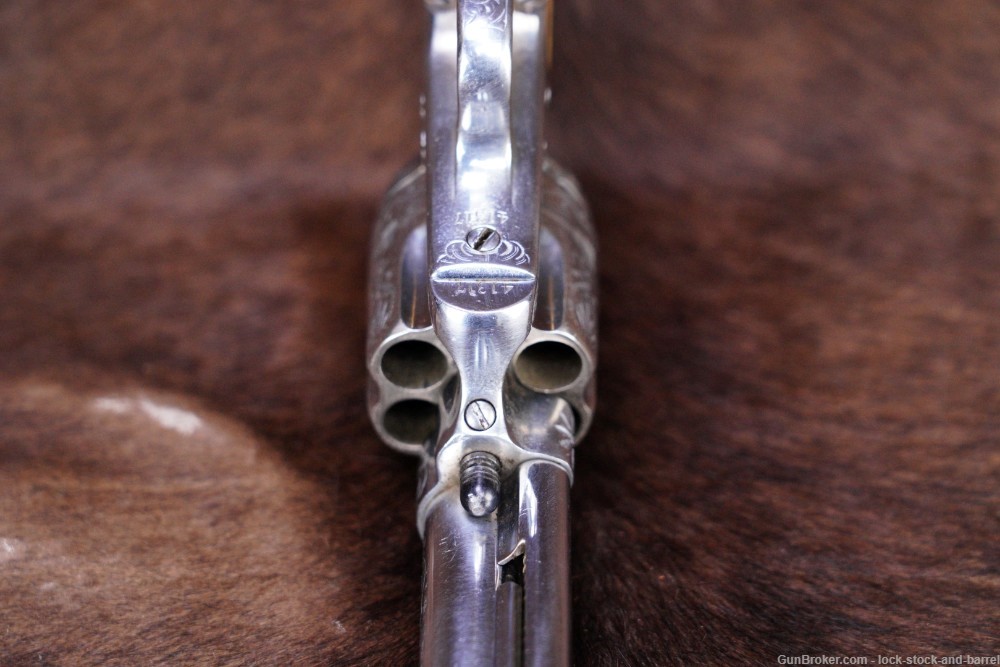 Custom Engraved Colt Single Action Army SAA .45 Revolver, 1878 Antique-img-5