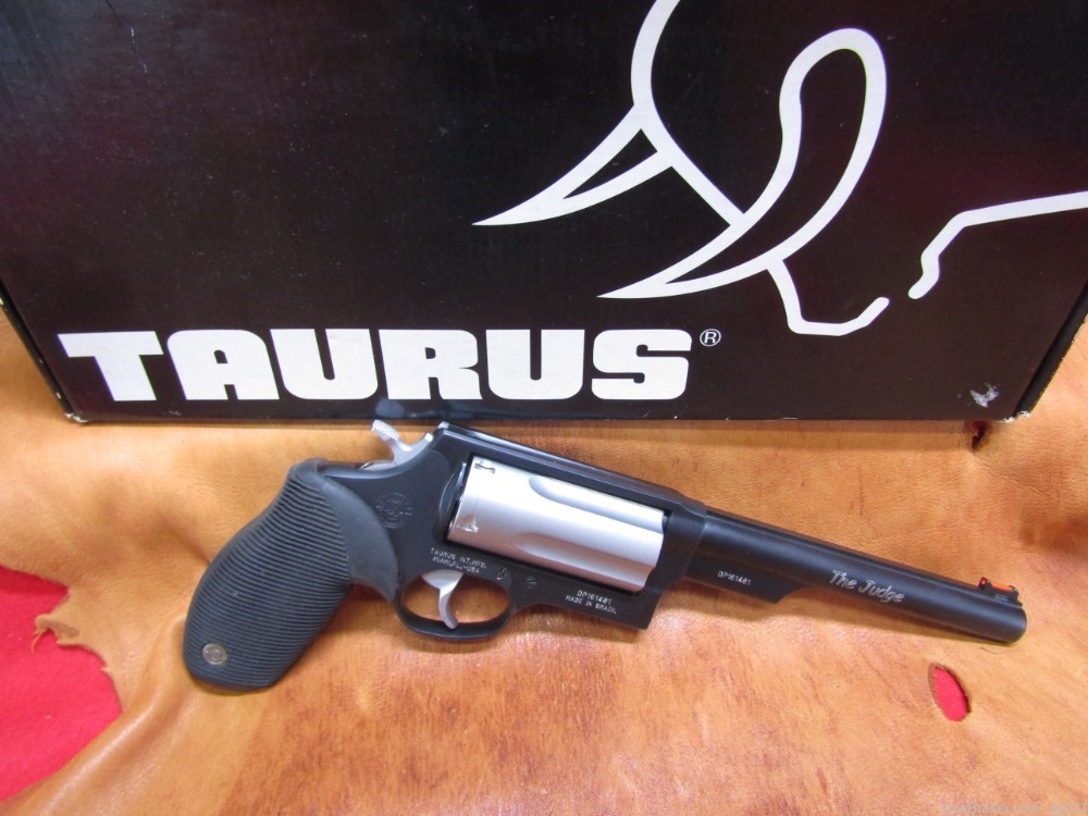 Taurus 4510 Mag The Judge 410/45 LC 5 Shot Double Action Revolver-img-0