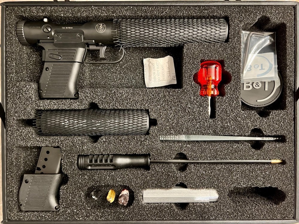 B&T VP9 Suppressed Pistol CIA Contract Kit, B&T AG Import VP9, Welrod-img-0