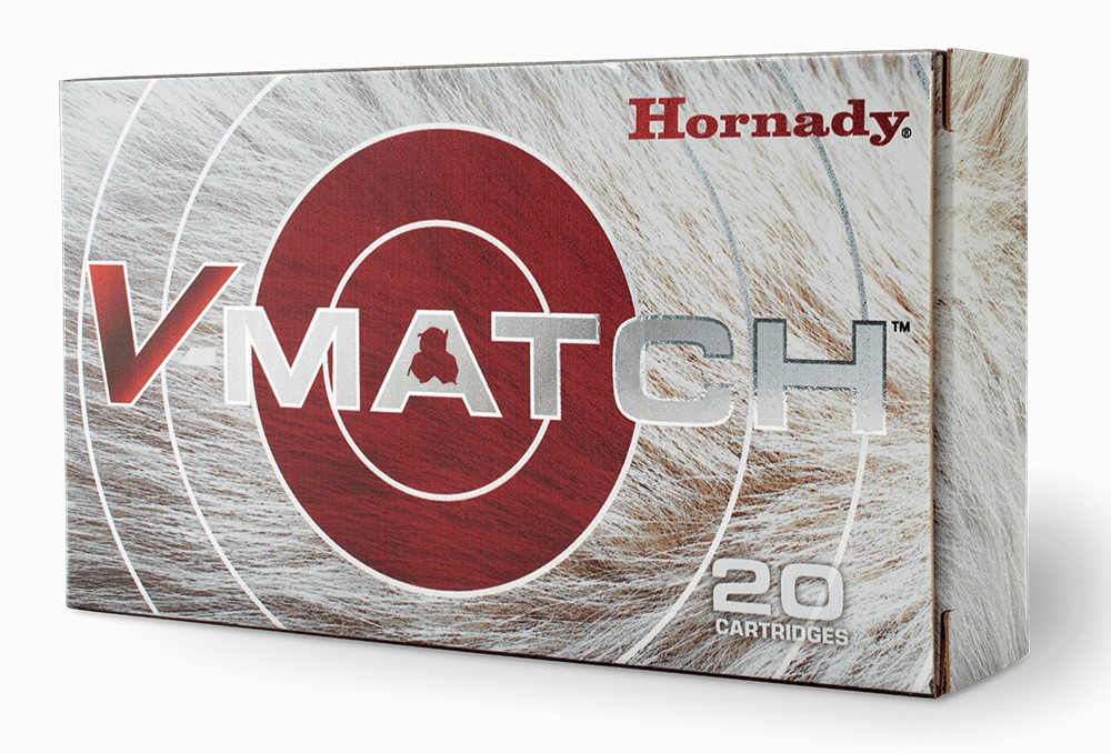 Hornady V-Match Rifle Ammo 6.5 Creedmoor 100gr Eld-Vt 20 Rounds Per Box 815-img-0