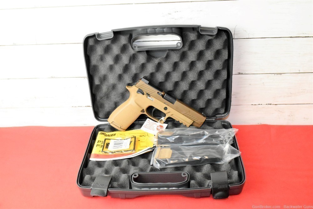 NEW SIG P320 M17 COYOTE FULL SIZE 9MM PISTOL NO RESERVE! FREE SHIPPING!-img-2