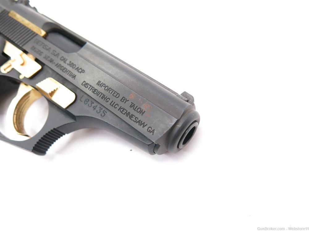 Bersa Thunder 380 BLACK & GOLD 3.5" Semi-Automatic Pistol w/ Magazine-img-14