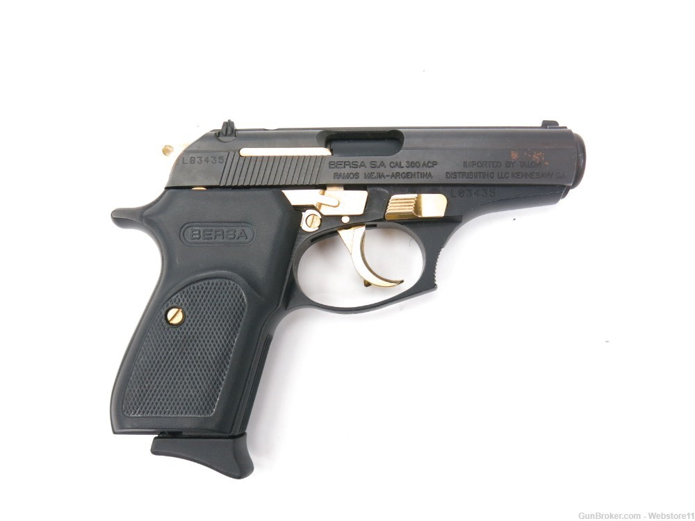 Bersa Thunder 380 BLACK & GOLD 3.5" Semi-Automatic Pistol w/ Magazine-img-13