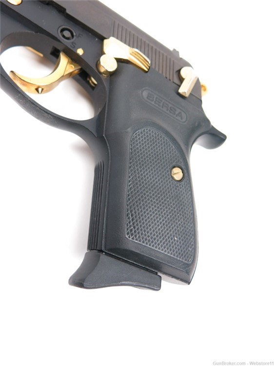 Bersa Thunder 380 BLACK & GOLD 3.5" Semi-Automatic Pistol w/ Magazine-img-7