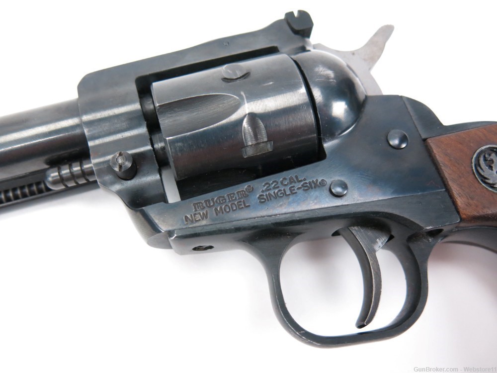 Ruger New Model Single-Six Revolver .22LR w/ 2nd Cylinder & Leather Holster-img-5