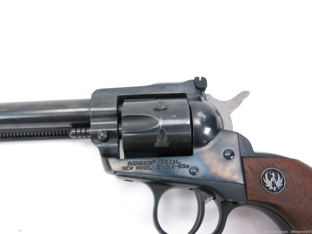 Ruger New Model Single-Six Revolver .22LR w/ 2nd Cylinder & Leather Holster-img-4