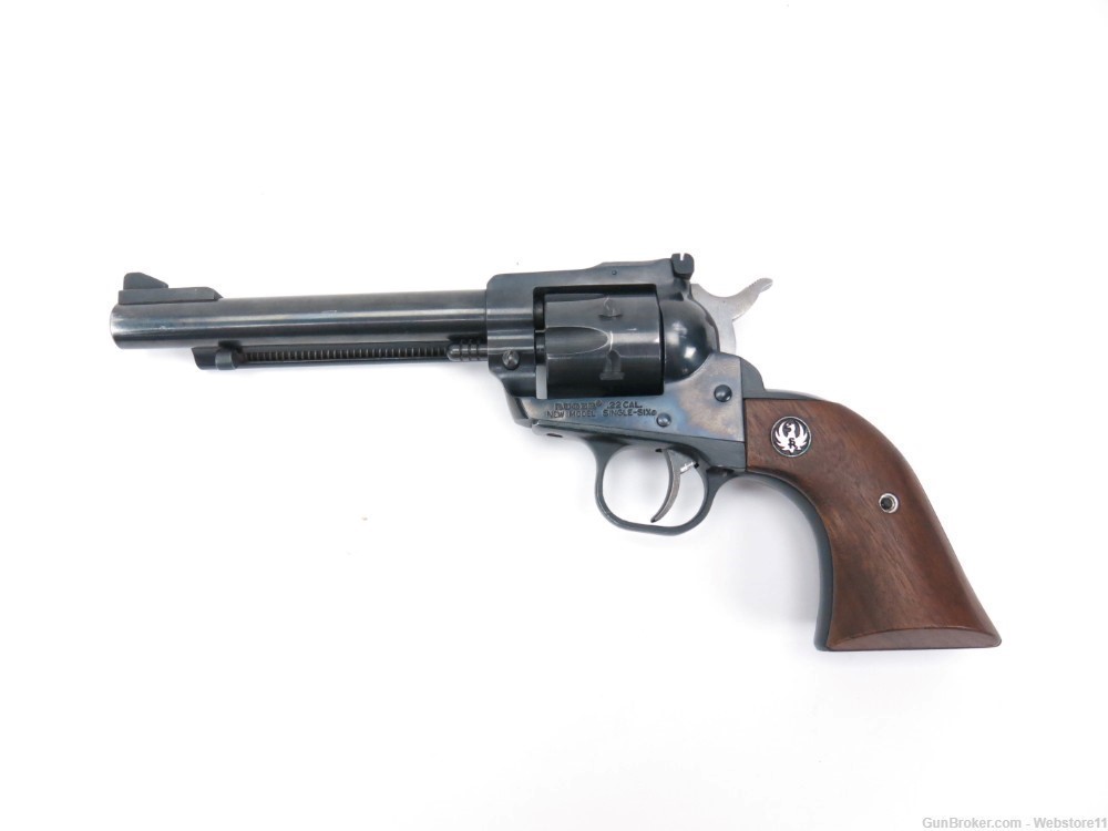 Ruger New Model Single-Six Revolver .22LR w/ 2nd Cylinder & Leather Holster-img-1