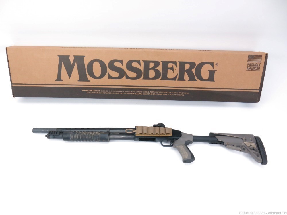 Mossberg 500 12GA. ATI Tactical 18.5" Pump-Action Shotgun w/ Box AS IS-img-0